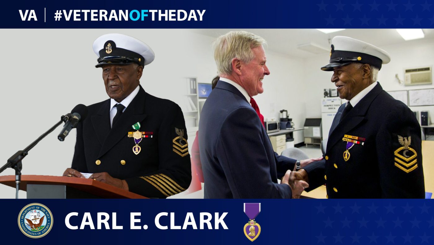 #VeteranOfTheDay Navy Veteran Carl Clark